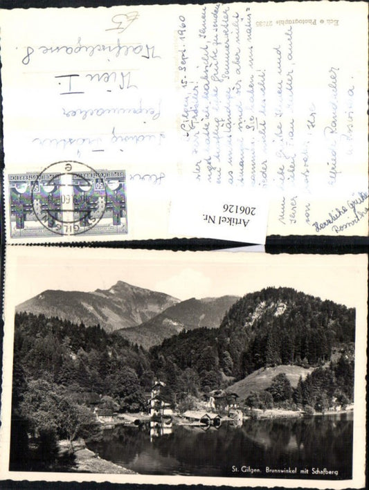 206126,St. Gilgen Brunnwinkel mit Schafberg