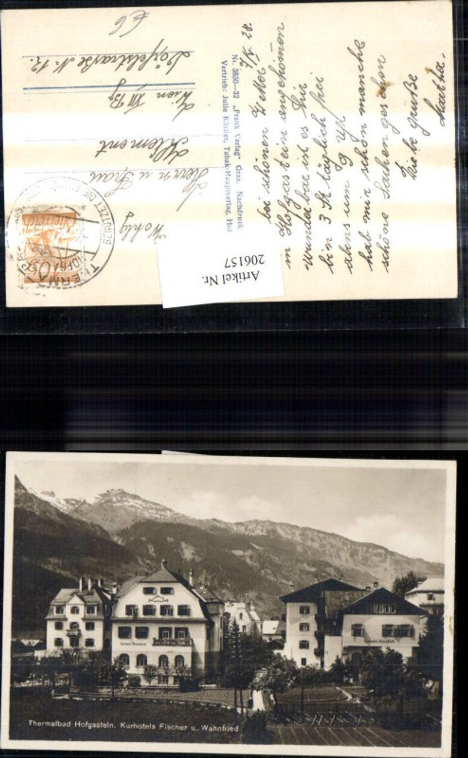 Alte Ansichtskarte – Old Postcard