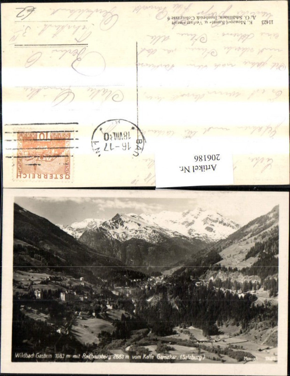 Alte Ansichtskarte – Old Postcard