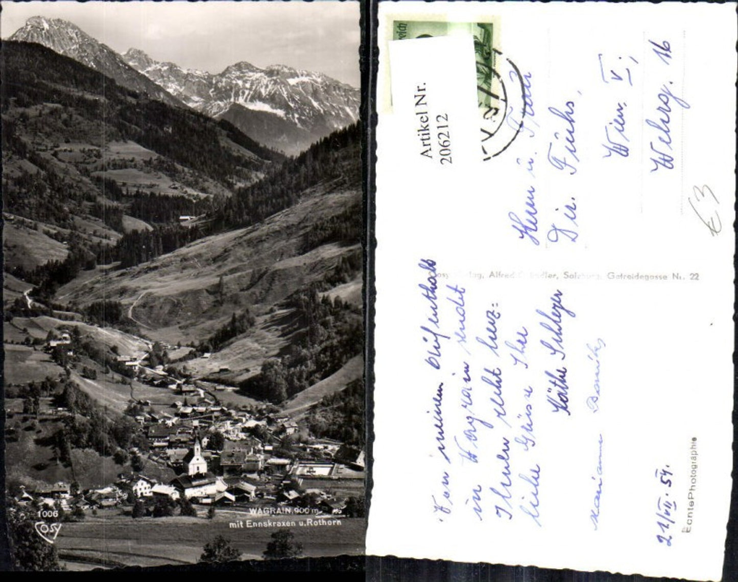 Alte Ansichtskarte – Old Postcard
