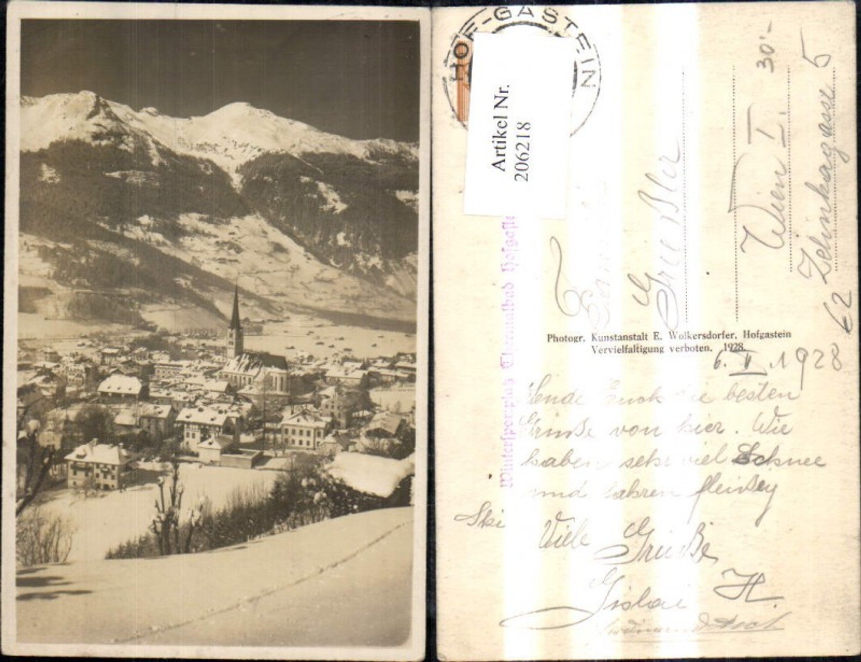 Alte Ansichtskarte – Old Postcard