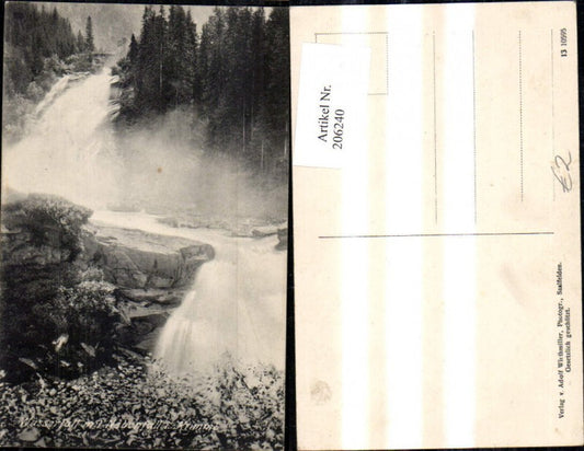 206240,Krimml Wasserfall m. Nebenfall