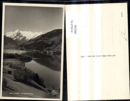 206246,Zell am See m. d. Kitzsteinhorn Foto Ak