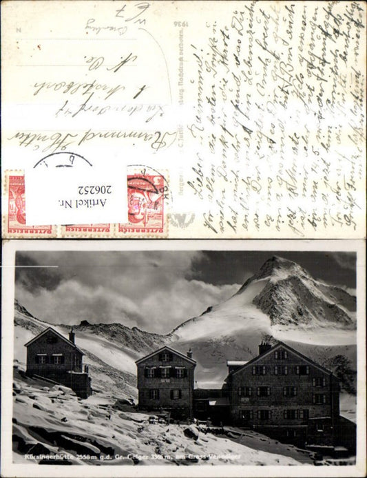 206252,Kürsingerhütte g. d. Gr. Geiger a. Großvenediger Neukirchen am Großvenediger
