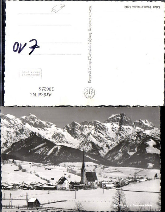 206256,Foto Ak Alm g. d. Steinerne Meer Winteransicht