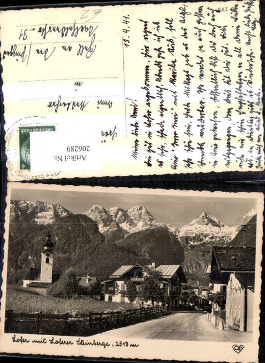 206289,Foto Ak Lofer m. Loferer Steinberge