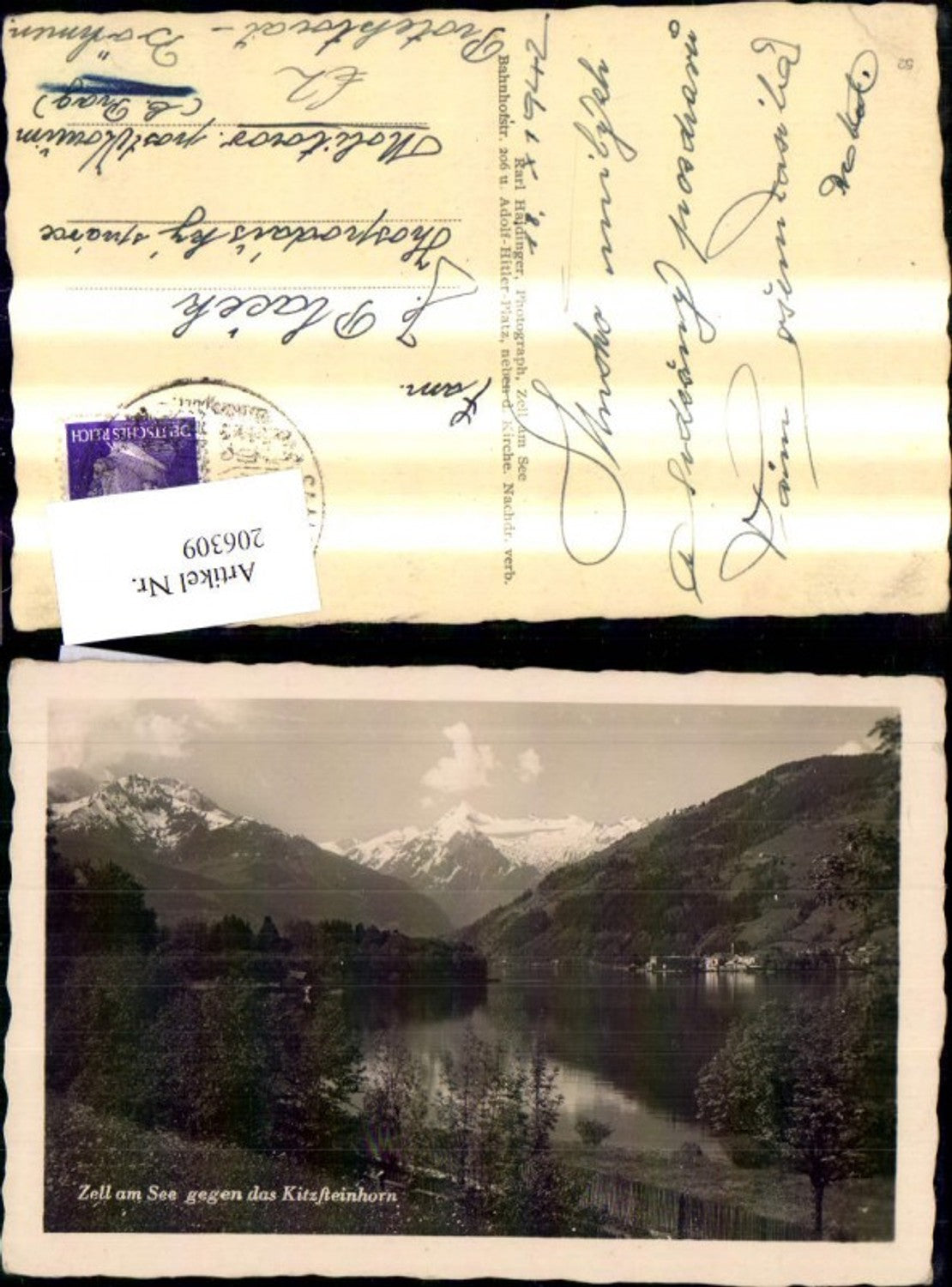 206309,Zell a. See geg. d. Kitzsteinhorn