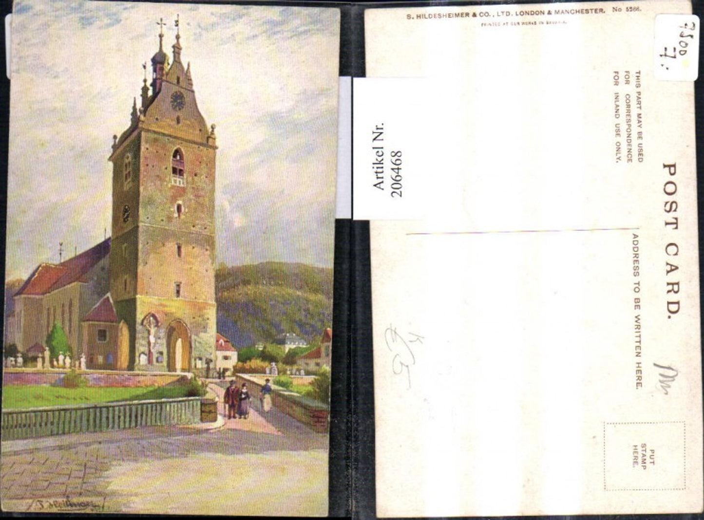206468,Künstler AK F. Heilinger Kirche