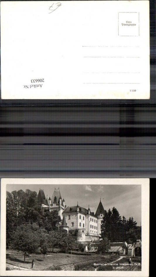 206633,Foto Ak Maissau Schloß