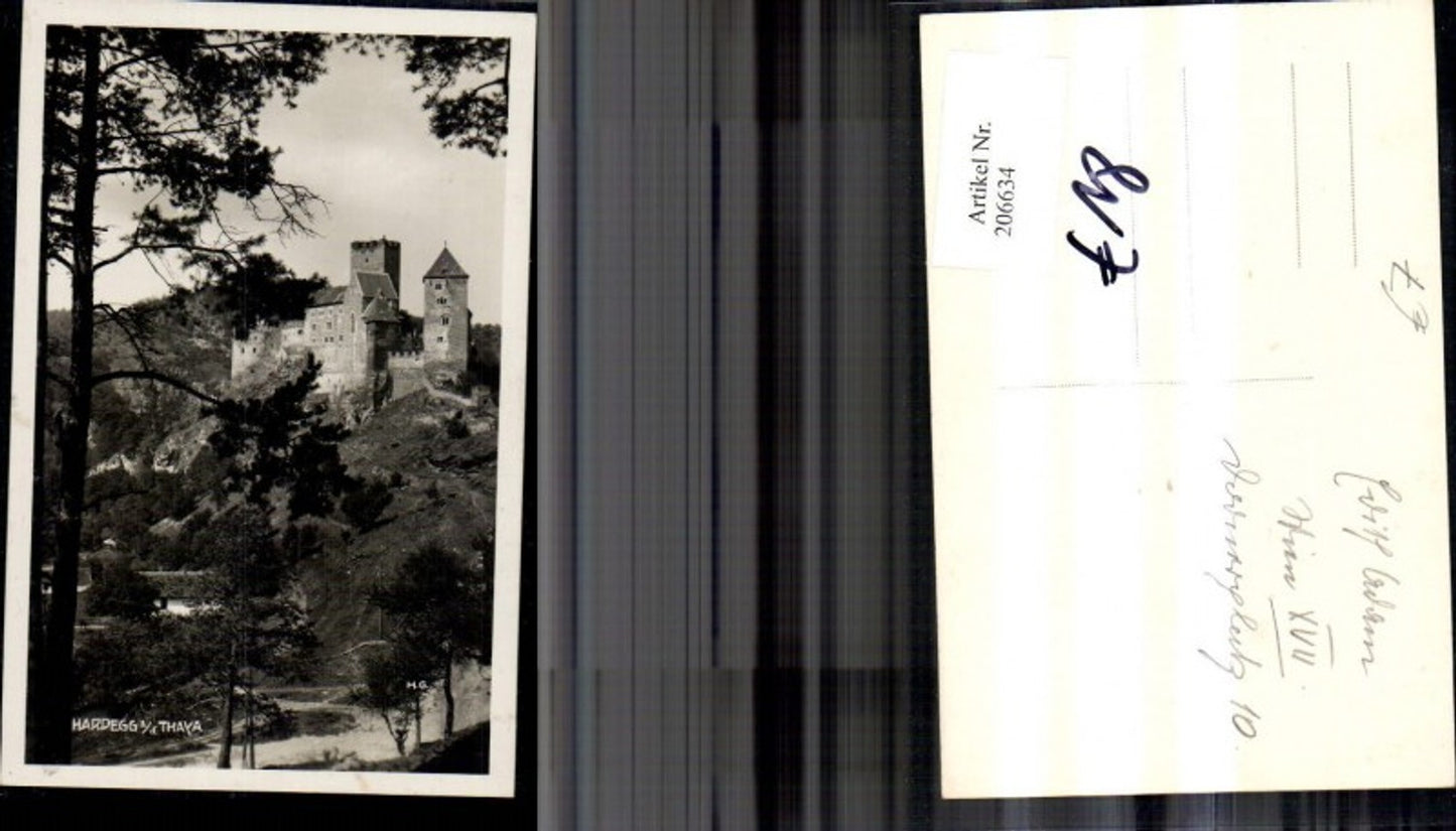 206634,Foto Ak Hardegg a. d. Thaya Burg