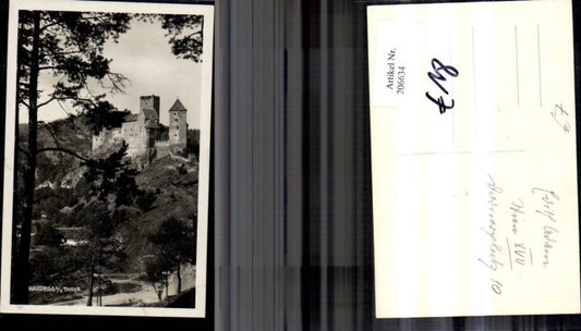206634,Foto Ak Hardegg a. d. Thaya Burg