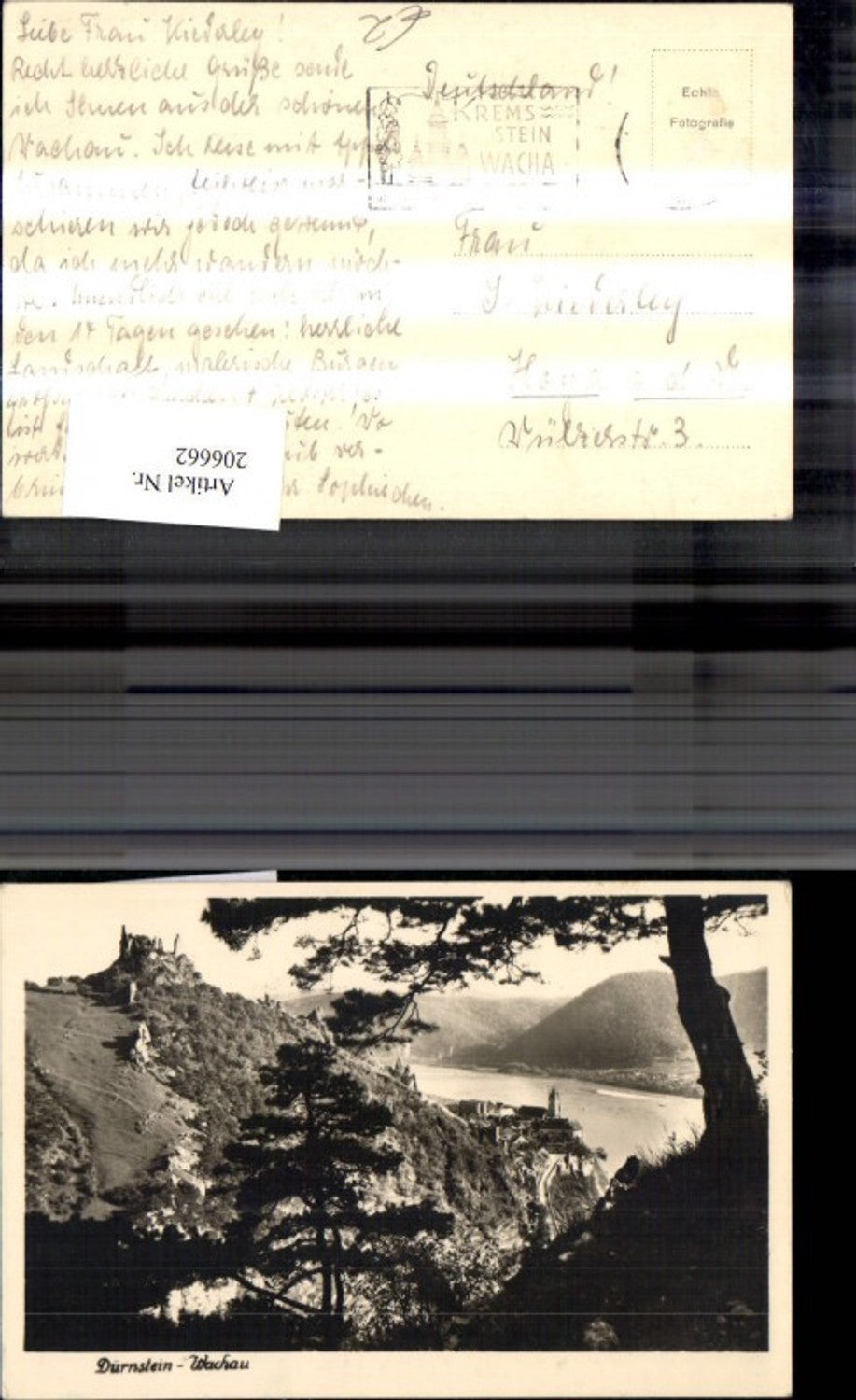 206662,Dürnstein a. d. Donau Wachau Foto Ak Burg