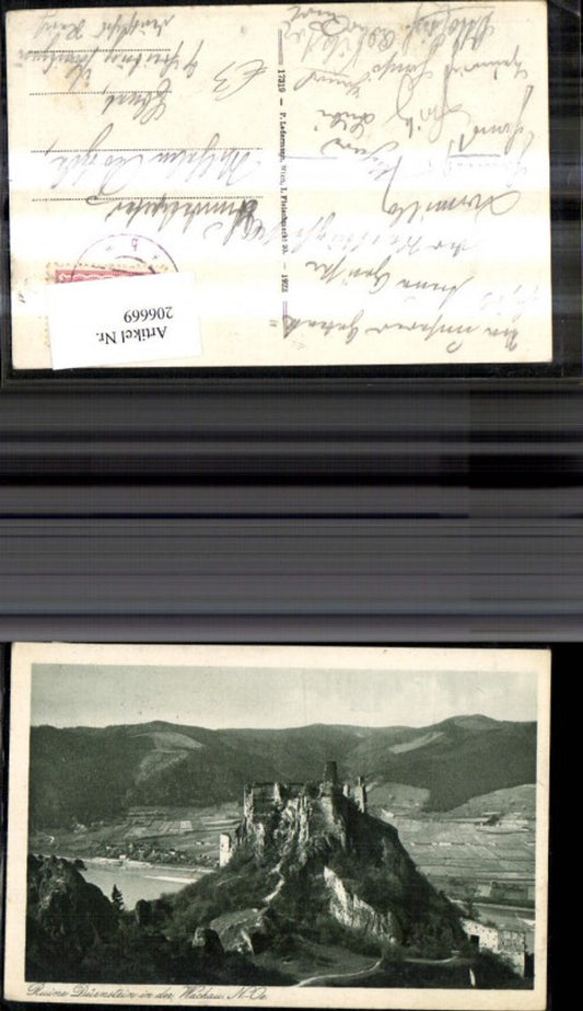 206669,Dürnstein a. d. Donau Ansicht Ruine Burg Wachau