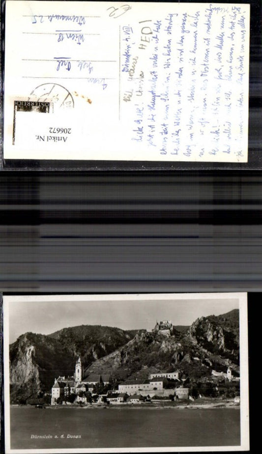 206672,Foto Ak Dürnstein a. d. Donau