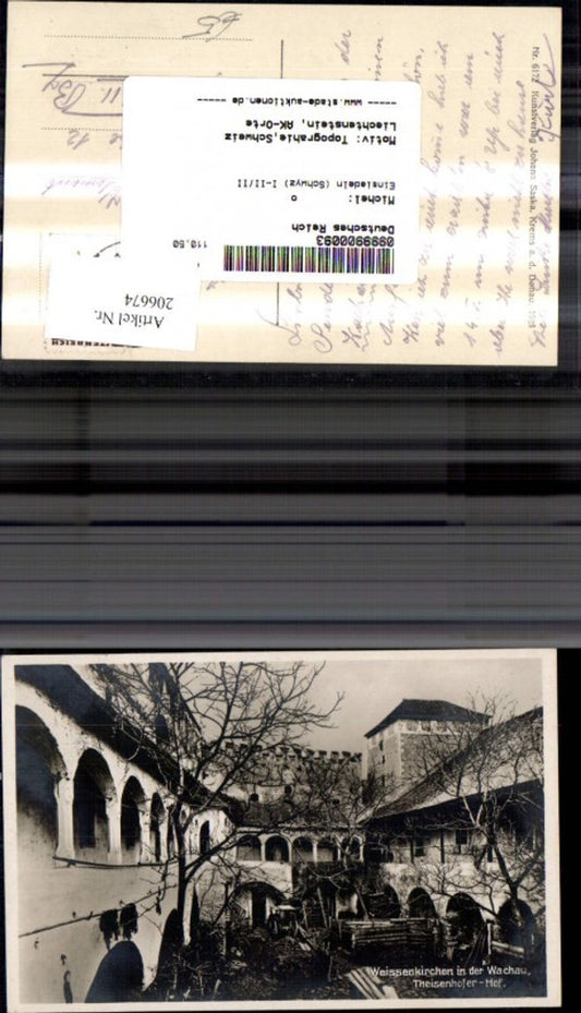 206674,Foto Ak Weissenkirchen i. d. Wachau Theisenhofer Hof