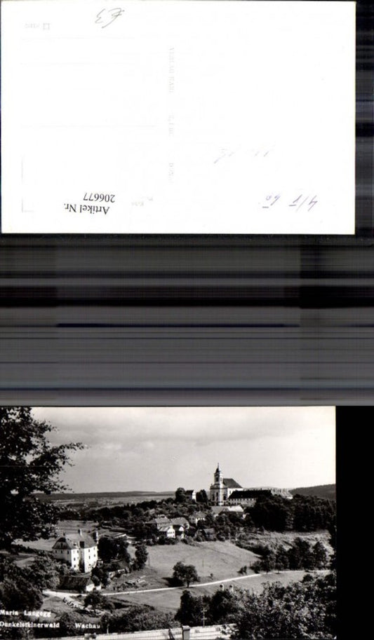 206677,Foto Ak Maria Langegg Dunkelsteinerwald Wachau