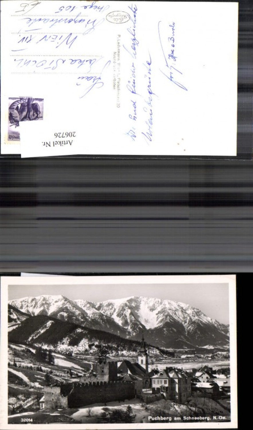 206726,Puchberg a. Schneeberg Winteransicht Foto Ak