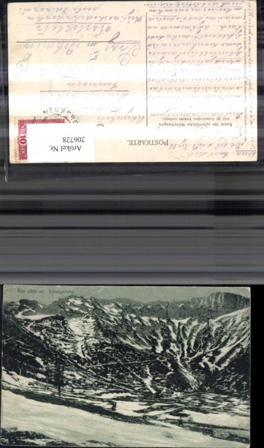 206728,Rax Schlangenweg Panorama Reichenau