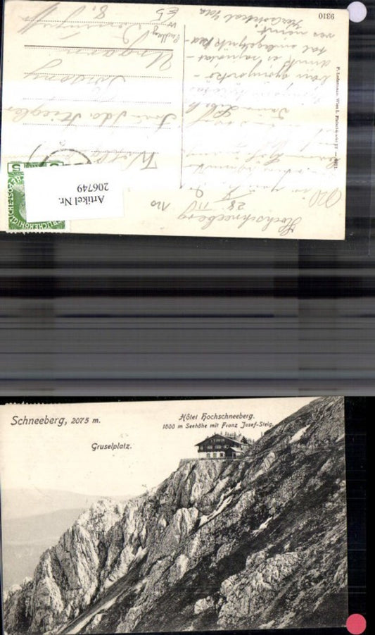 206749,Schneeberg Hotel Hochschneeberg Gruselplatz Puchberg a. Schneeberg
