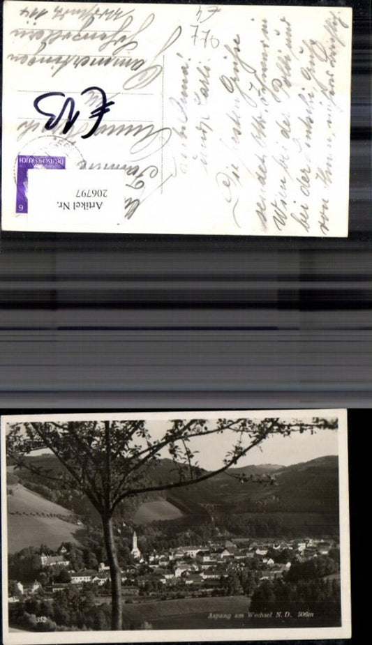 206797,Aspang a. Wechsel Foto Ak
