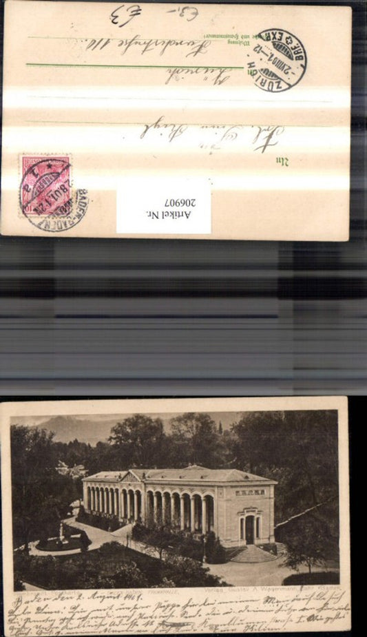 206907, Baden-Baden Trinkhalle Hall