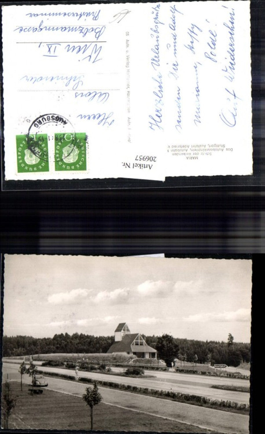 206957,Maria Schutz d. Reisenden Autobahnkirche Kirche München – Stuttgart