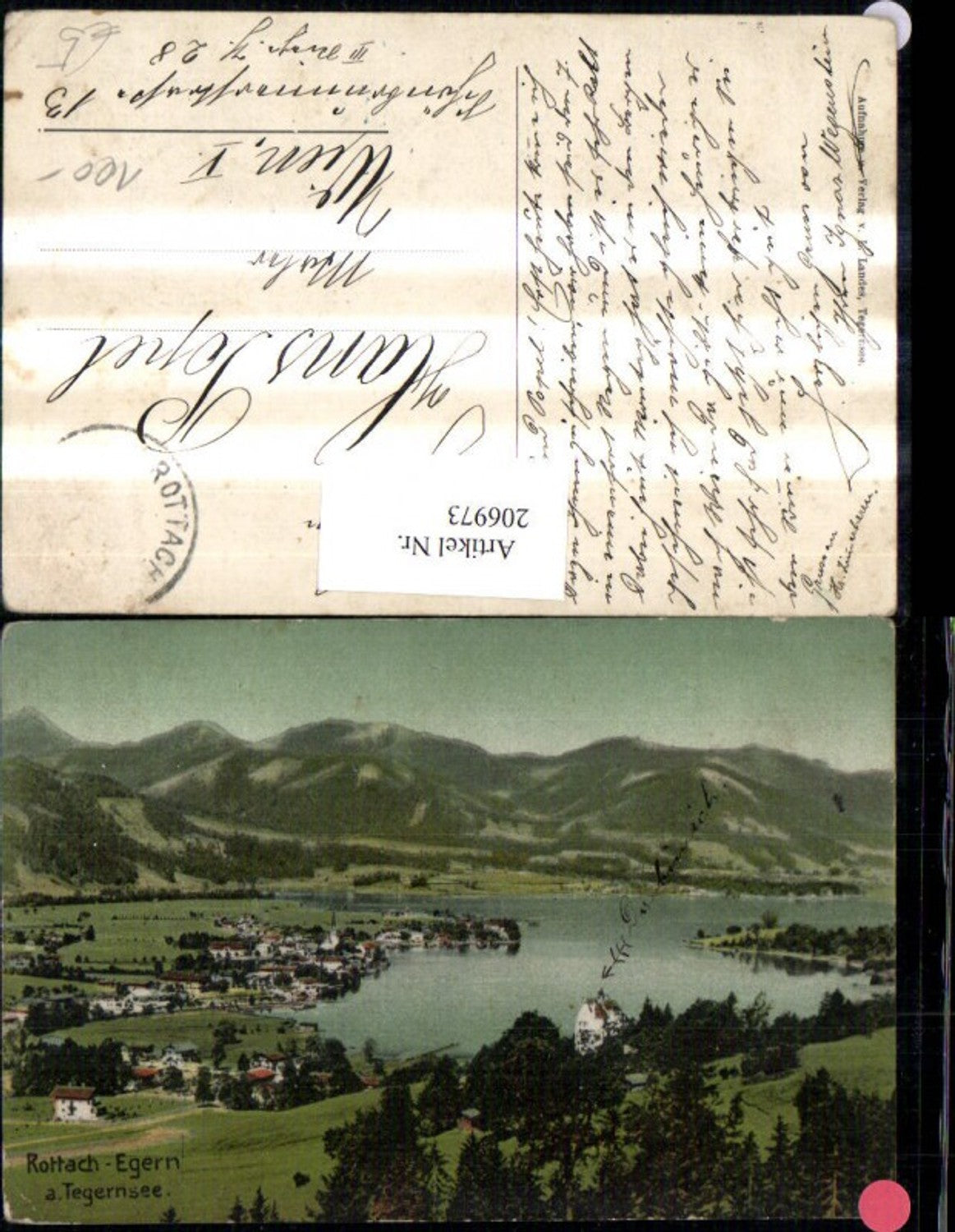 206973,Rottach-Egern Totale a. Tegernsee See