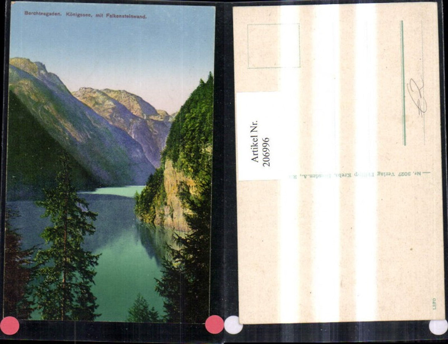 206996,Berchtesgaden Königsee See m. Falkensteinwand