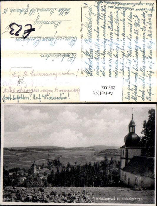 207032,Marktschorgast im Fichtelgebirge Teilansicht Kirche Kapelle