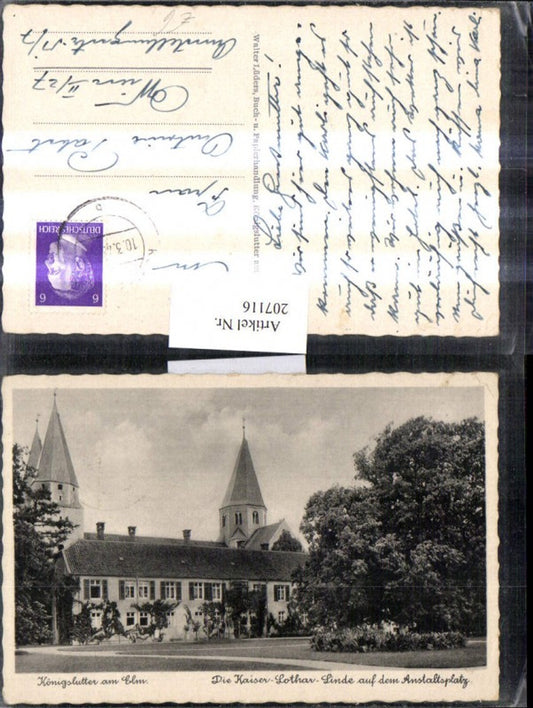 207116,Königslutter am Elm Die Kaiser-Lothar-Linde auf d. Anstaltsplatz