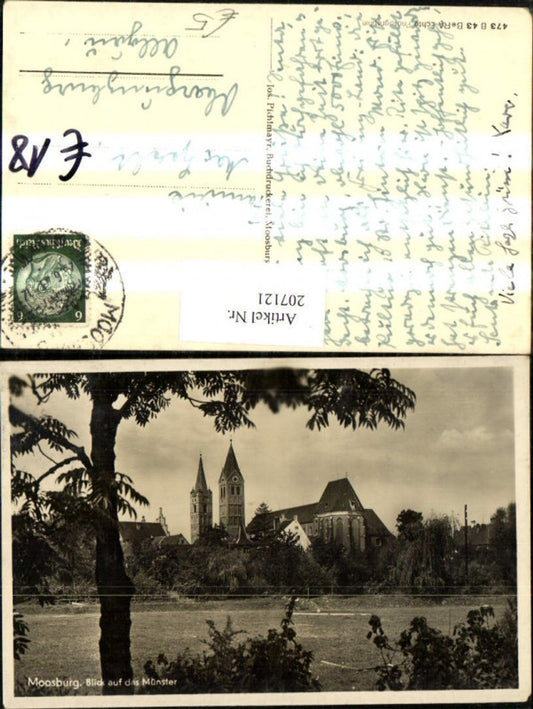 207121,Moosburg Blick auf das Münster Kirche