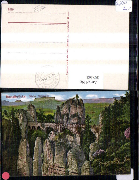 207168,Basteibrücke Brücke i. d. Sächischen Schweiz