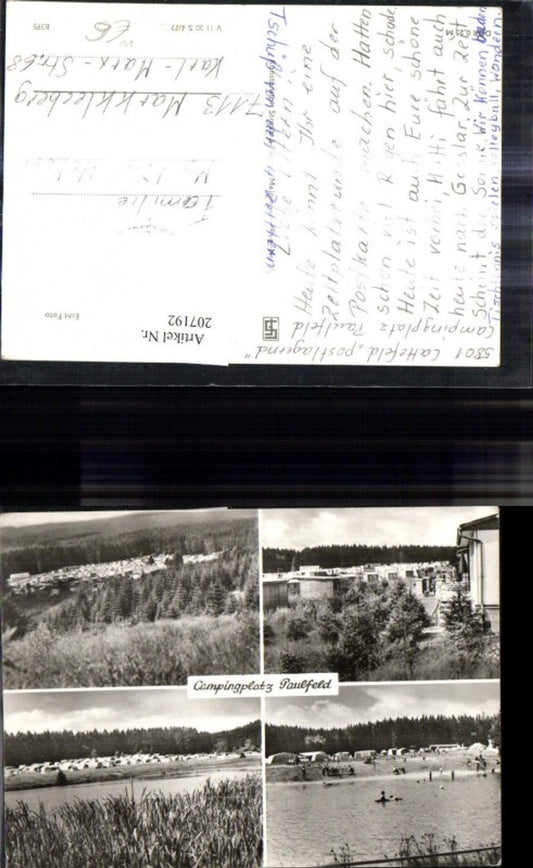 207192,Campingpaltz Paulfeld b. Leinatal Totale Mehrbildkarte