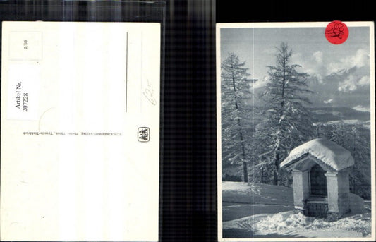 207228,SOS Kinderdorf 2/58 Winterlandschaft m. Kapelle Marterl