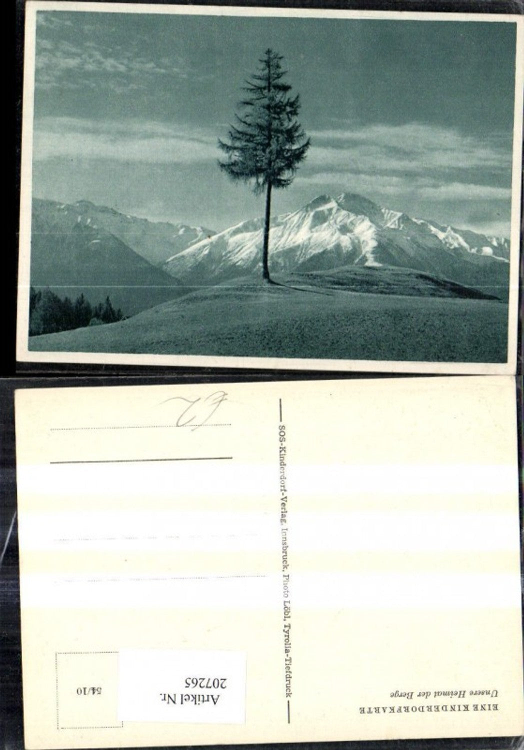 207265,SOS Kinderdorf 54/10 Unsere Heimat d. Berge