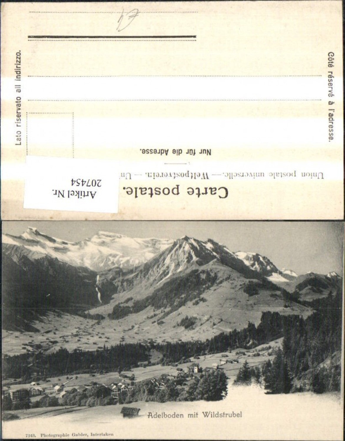 Alte Ansichtskarte – Old Postcard