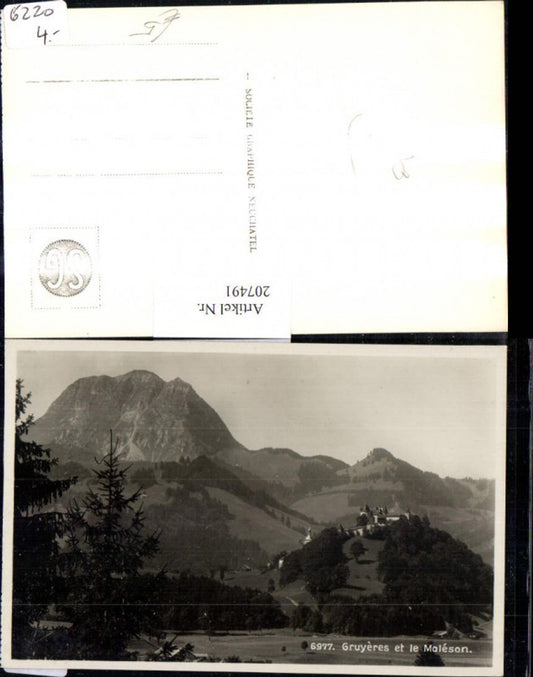 207491,Gruyeres et le Moleson Burg Schloss Kt Freiburg