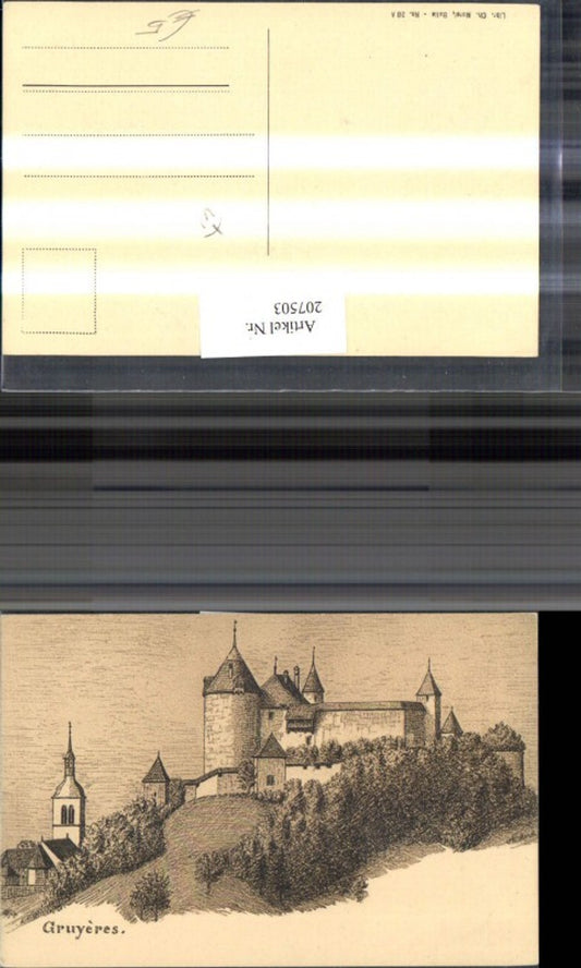207503,Gruyeres Burg Schloss Kt Freiburg