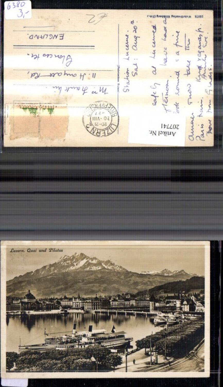 Alte Ansichtskarte – Old Postcard
