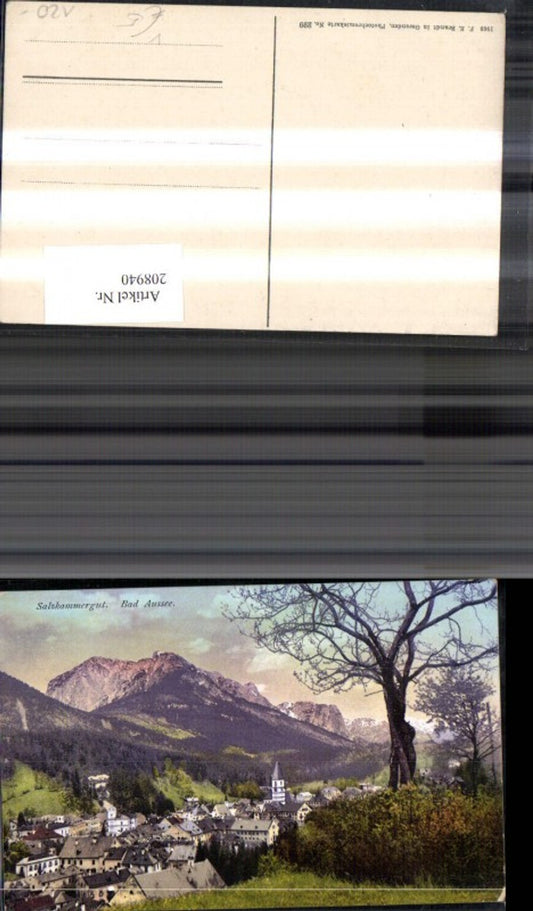 208940,Bad Aussee Salzkammergut pub F. E. Brandt 299