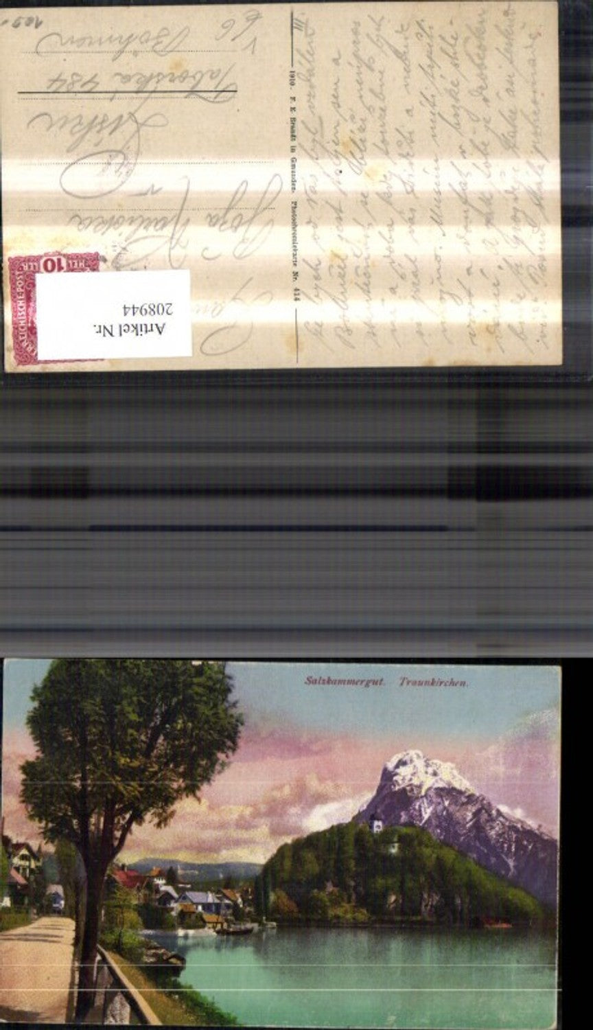 208944,Traunkirchen Salzkammergut pub F. E. Brandt 414