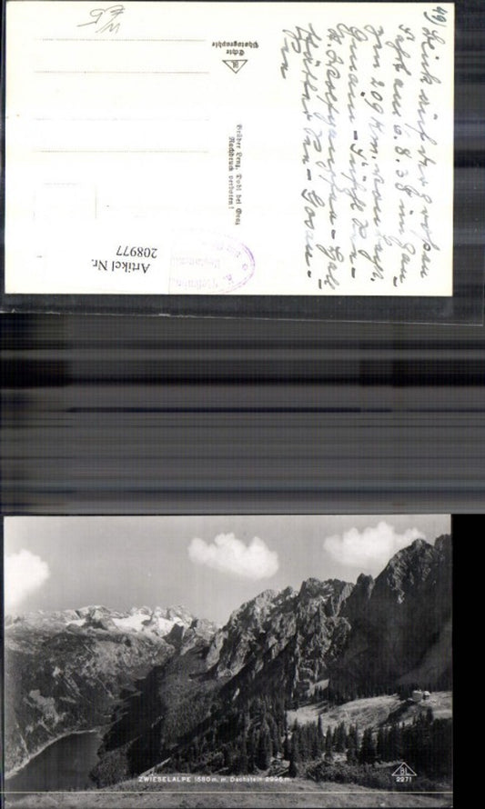 208977,Zwieselalpe m. Dachstein Gosausee b. Gosau