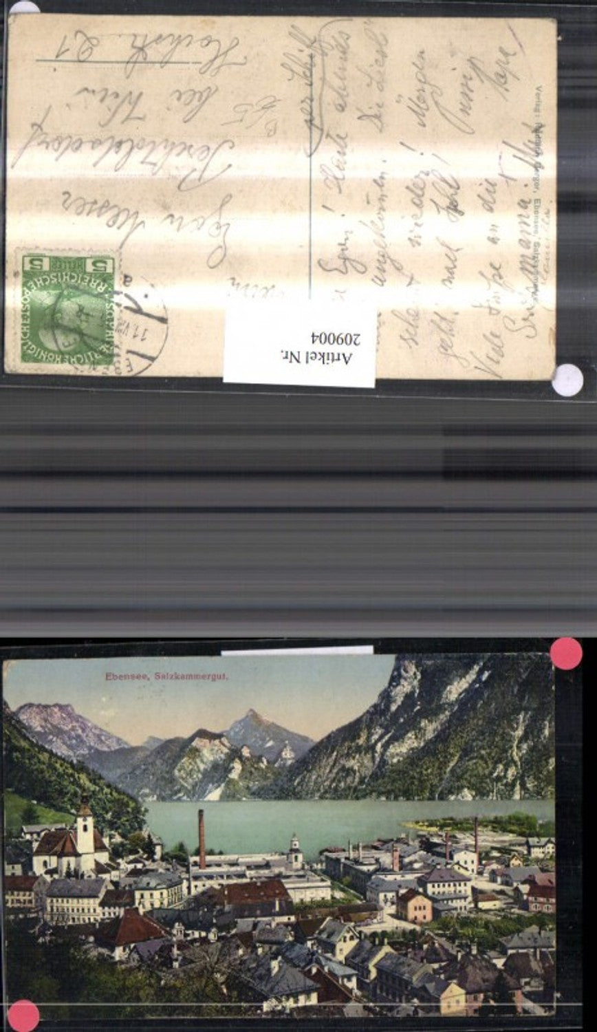 209004,Ebensee Teilansicht im Salzkammergut