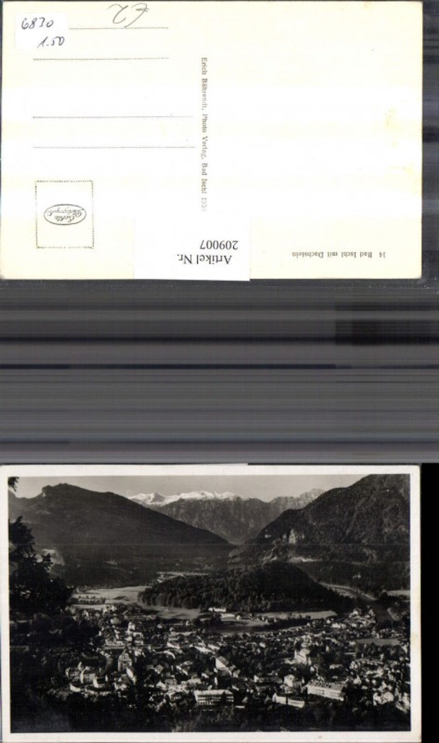 209007,Bad Ischl Totale m. Dachstein