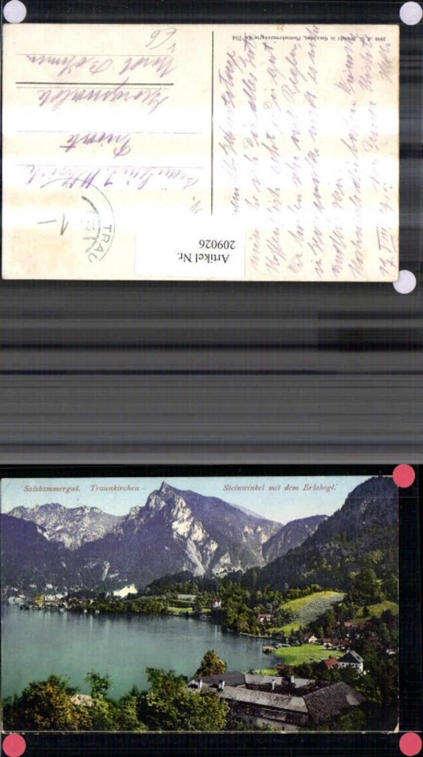 209026,Traunkirchen Steinwinkel m. d. Erlakogl pub Brandt 754