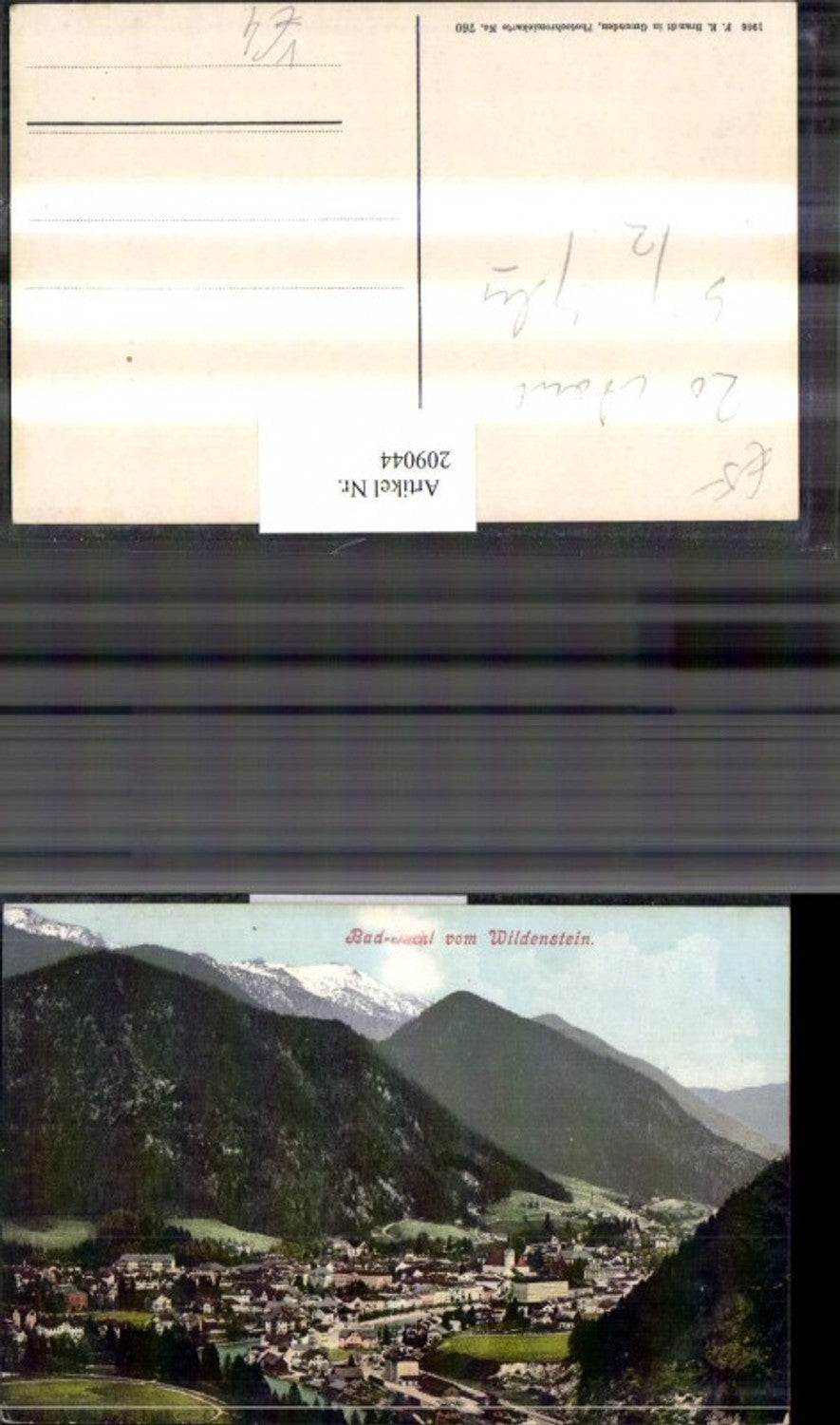 209044,Bad Ischl Totale vom Wildenstein pub Brandt 760