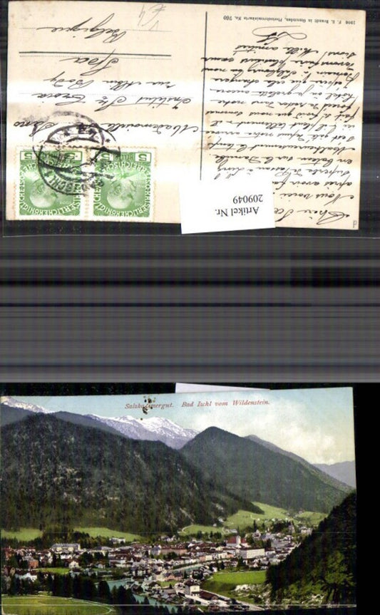 209049,Bad Ischl Totale vom Wildenstein pub Brandt 760