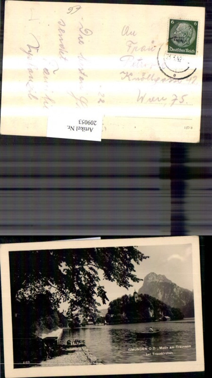 209053,Gmunden Motiv am Traunsee b. Traunkirchen Partie