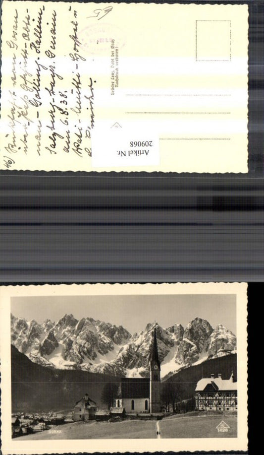 209068,Gosau Teilansicht Kirche