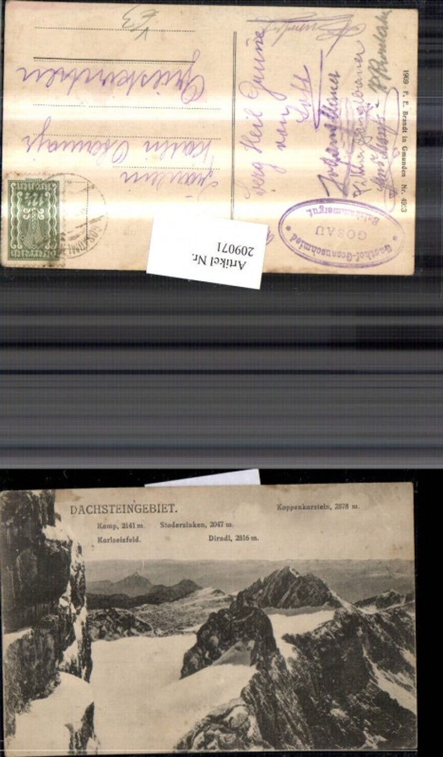 209071,Dachsteingebiet Karlseisfeld Dirndl Koppenkarstein Kamp Stoderzinken pub Brandt 4953